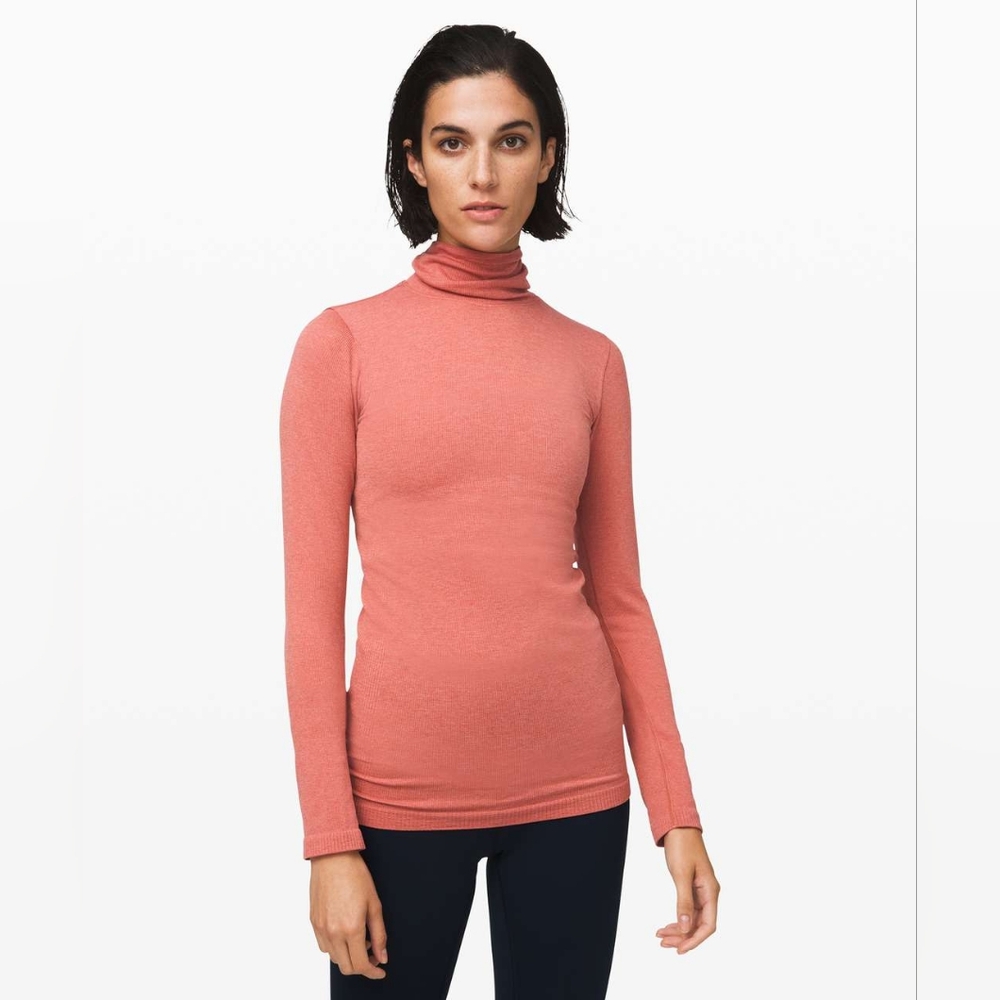 Lululemon Yin Vibes Turtleneck in Copper Clay